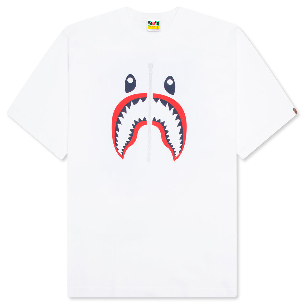 A BATHING APE Shark Tee France - White