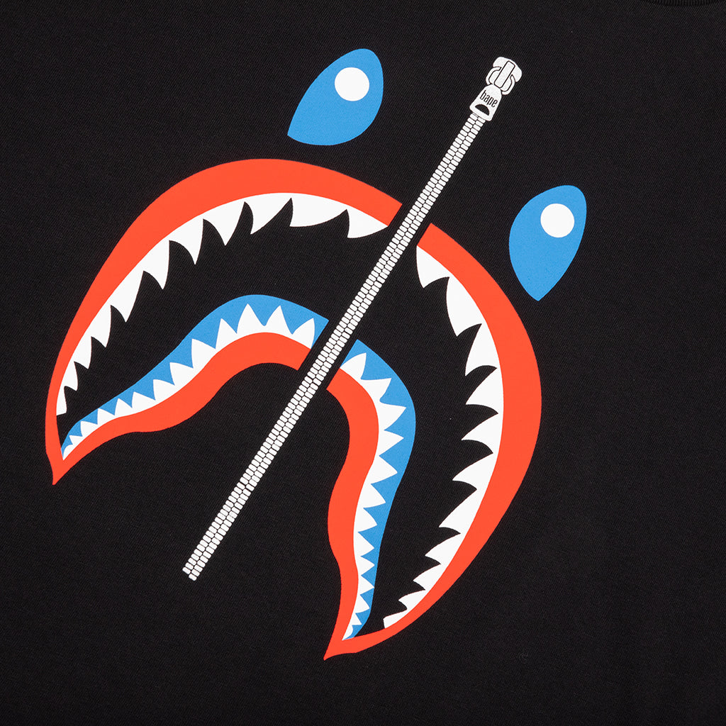 A BATHING APE Shark Tee Indonesia - Black