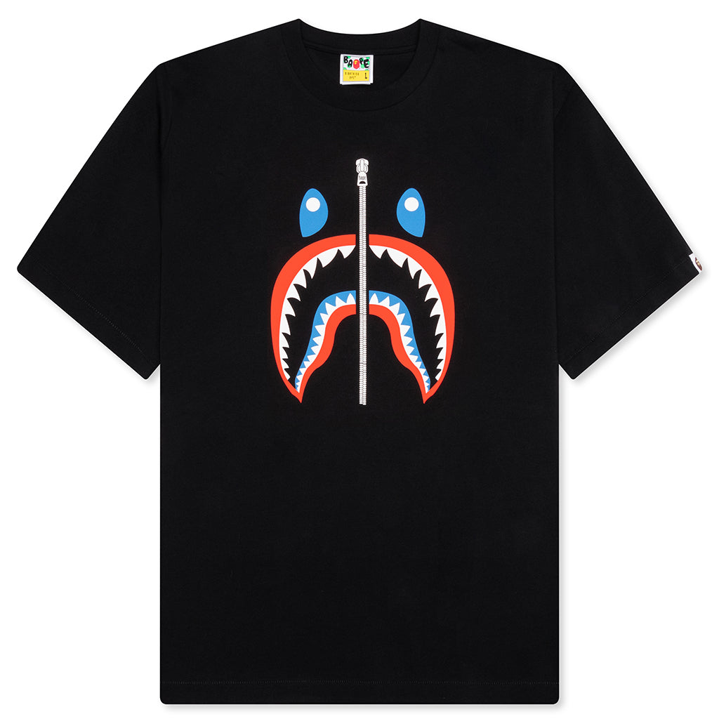 A BATHING APE Shark Tee Indonesia - Black