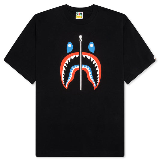 A BATHING APE Shark Tee Indonesia - Black
