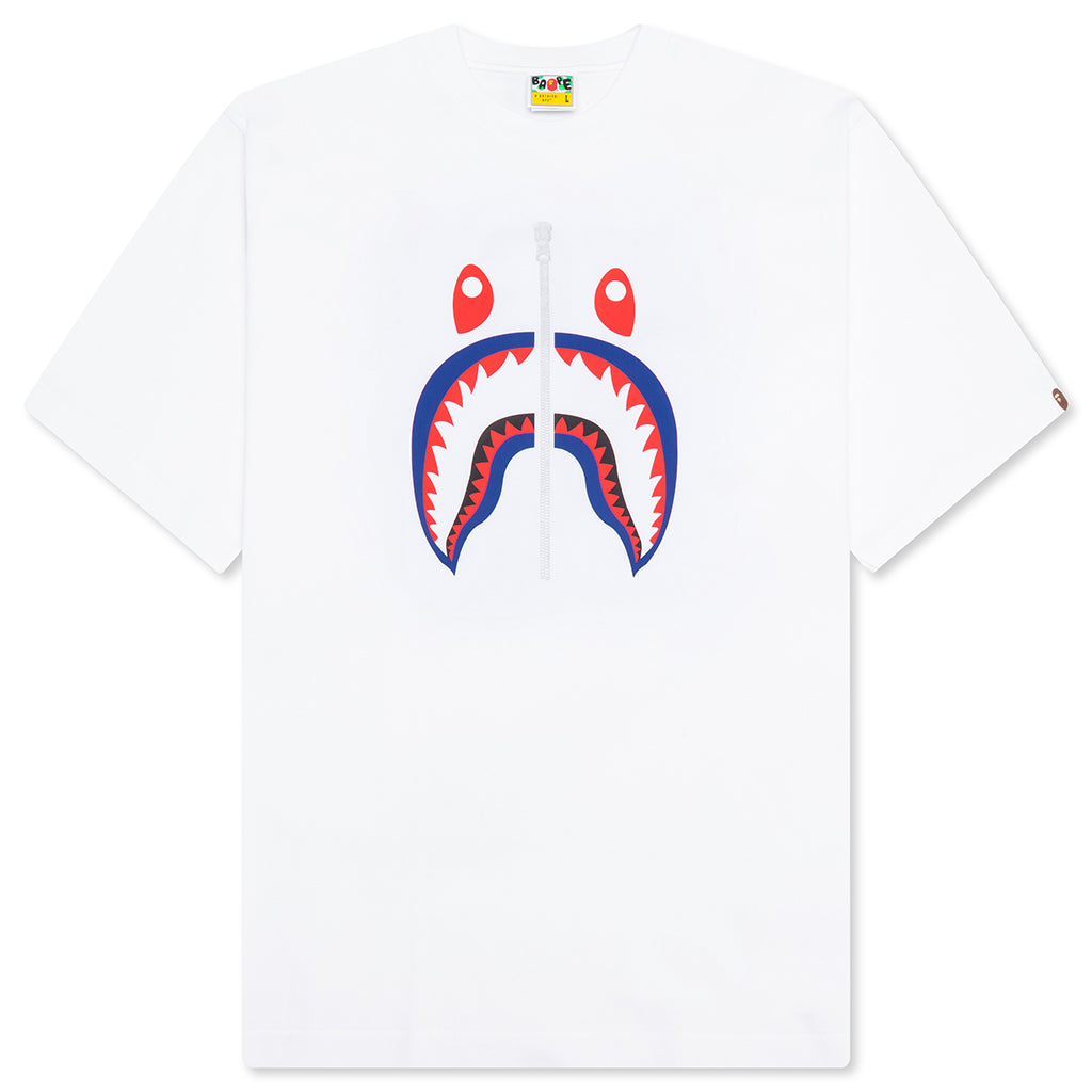 A BATHING APE Shark Tee Japan - White