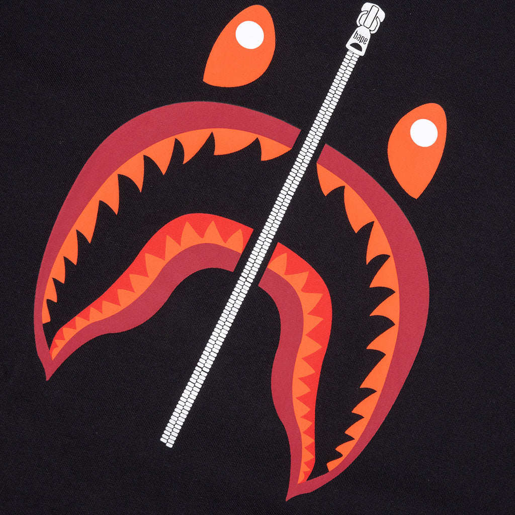 A BATHING APE Shark Tee Korea - Black