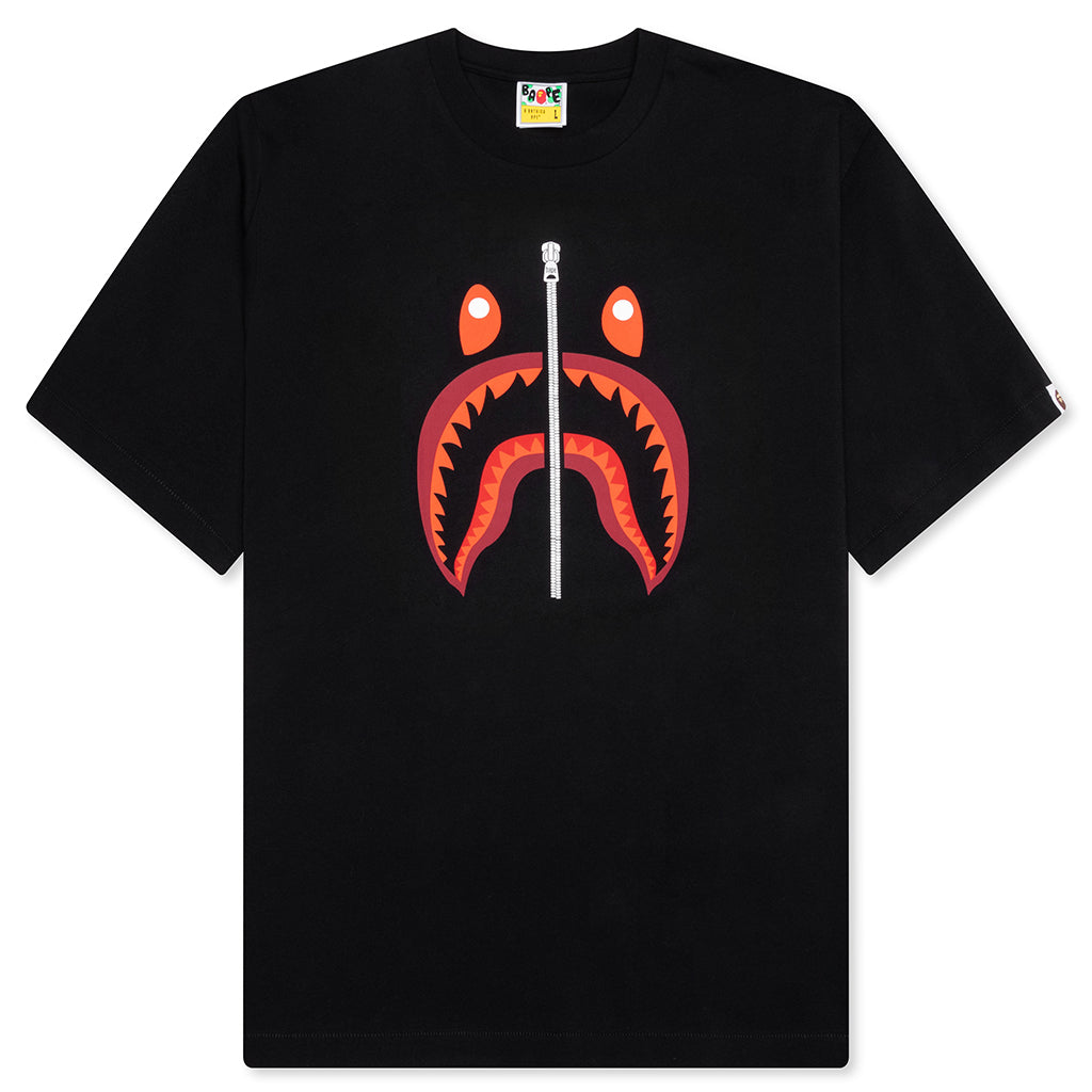 A BATHING APE Shark Tee Korea - Black