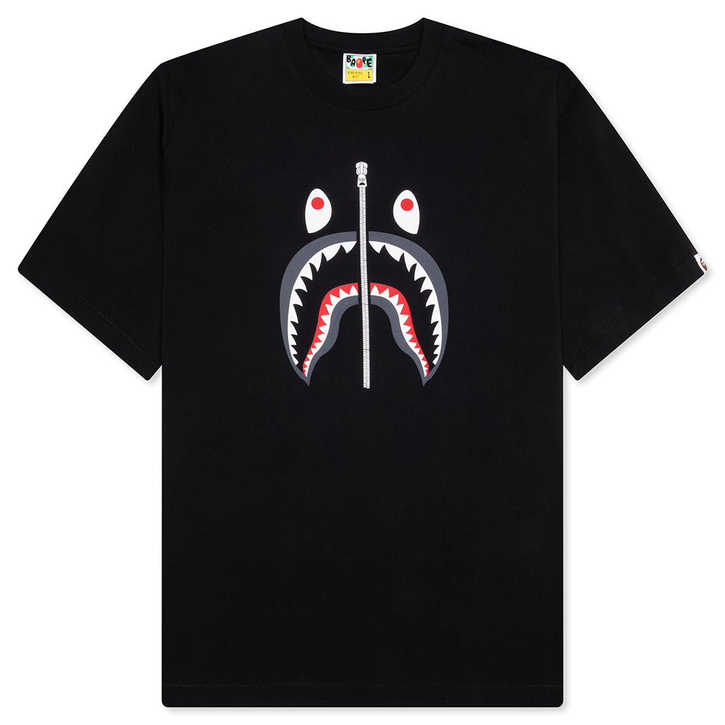 A BATHING APE Shark Tee UK - Black