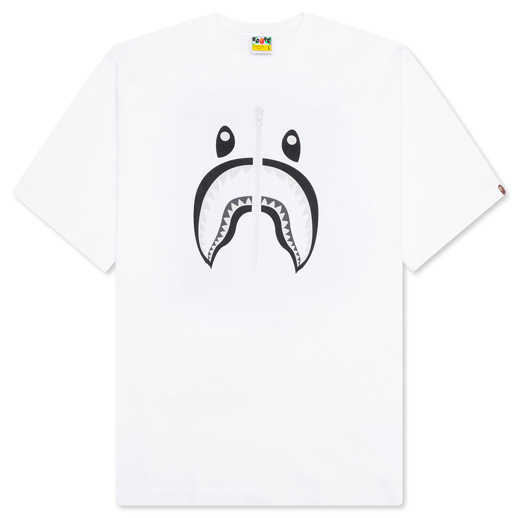 A BATHING APE Shark Tee #1 - White
