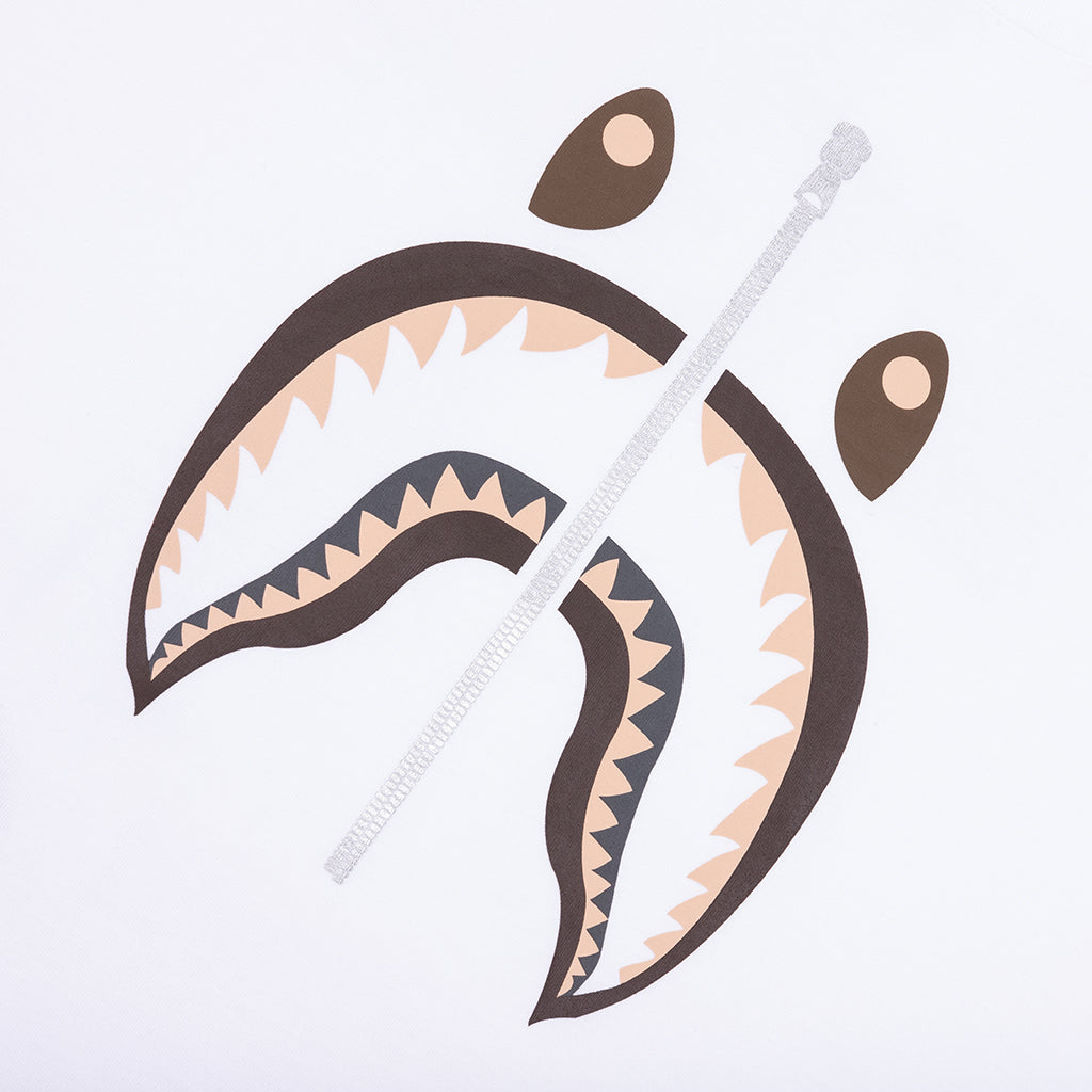 A BATHING APE Shark Tee #2 - White
