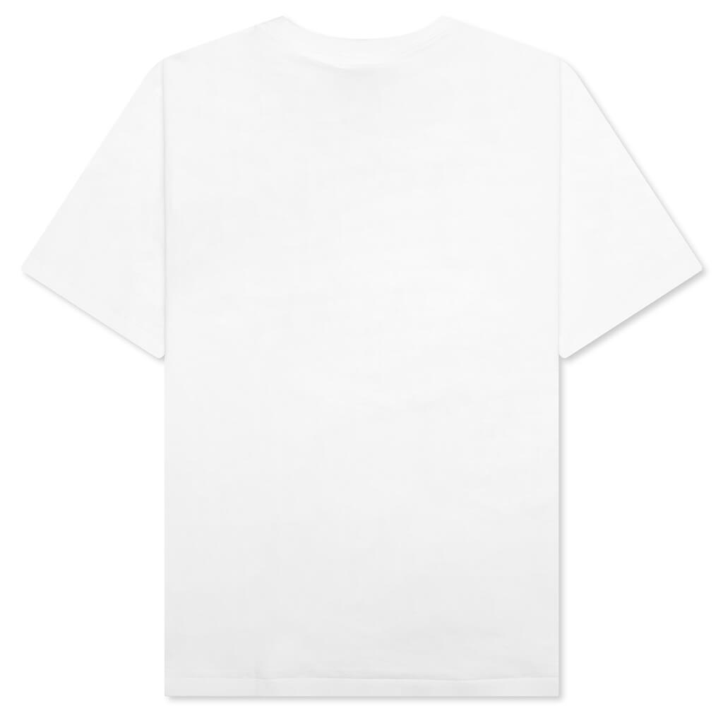 A BATHING APE Tie Dye College Tee - White/Beige