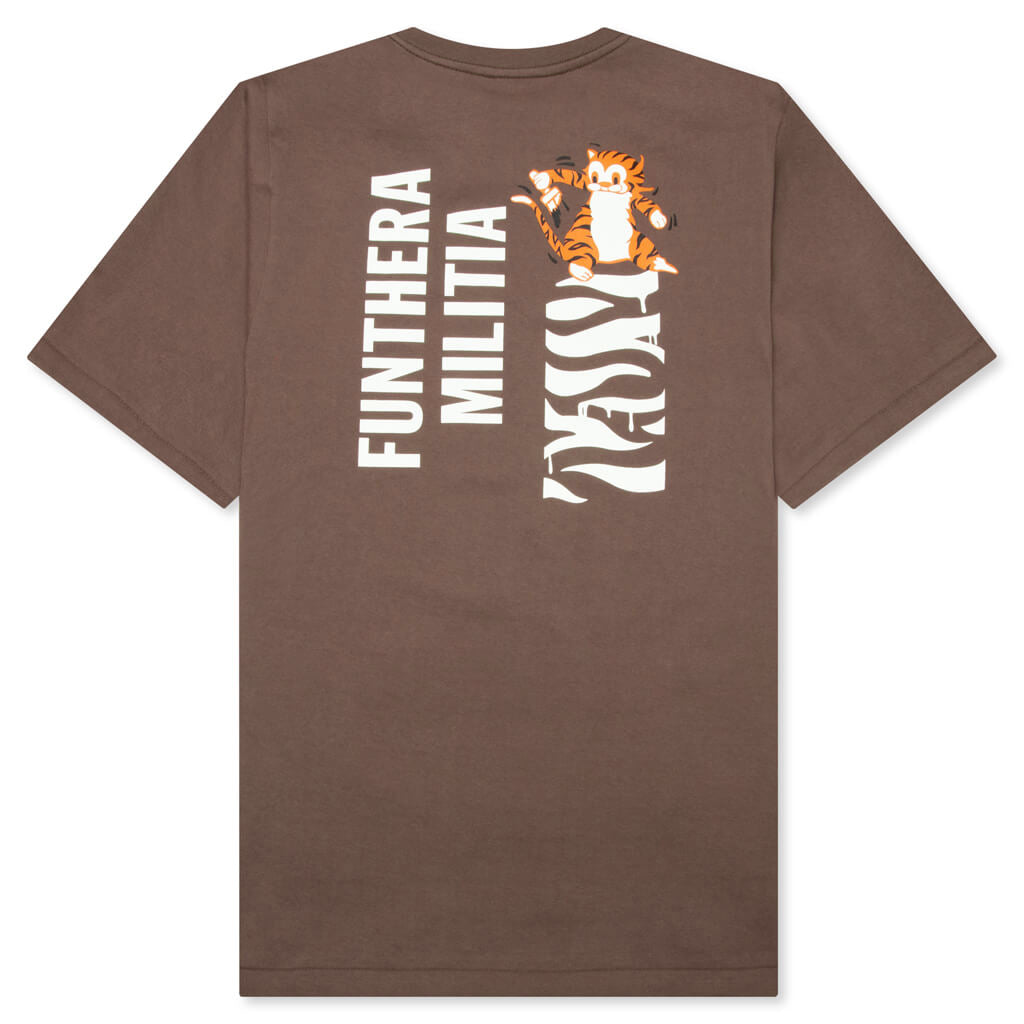 A BATHING APE Tiger Tee - Brown