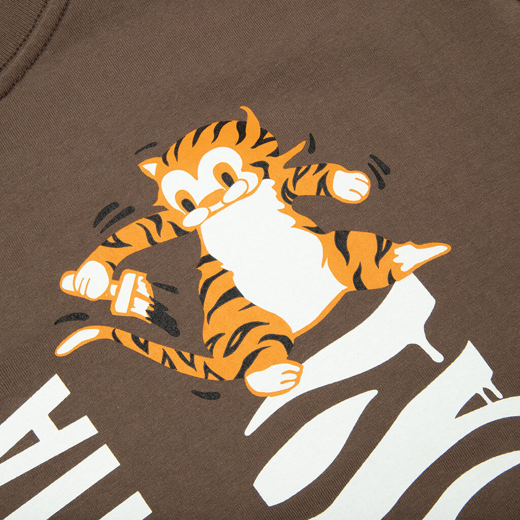 A BATHING APE Tiger Tee - Brown