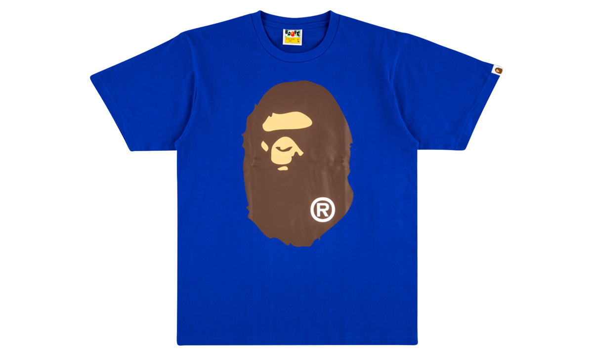 BAPE Big Ape Head Tee BLUE M110002D BLX