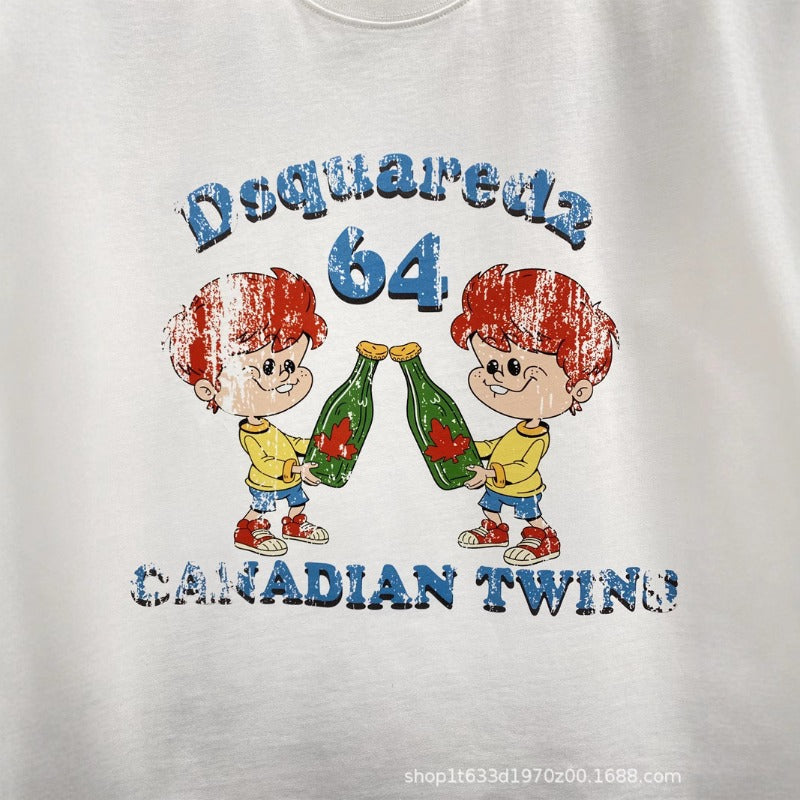 Dsquared2 T-Shirt Color Cartoon Print NextBlock
