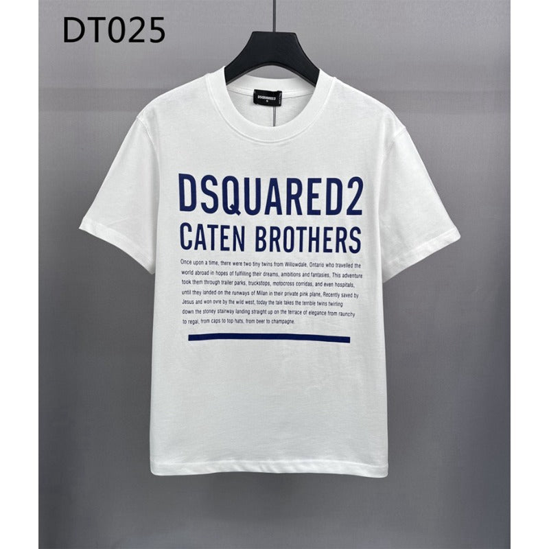 Dsquared2 T-Shirt Crew Neck Cotton Bottom Shirt NextBlock