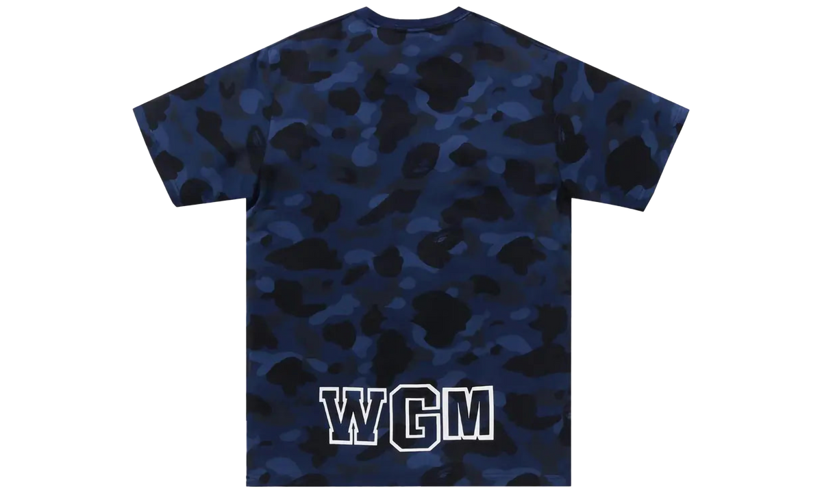 BAPE Color Camo Shark Tee NAVY CAMO 001CSJ801010M NVY