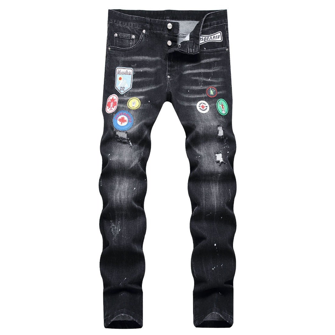 Dsquared2 Jeans Distressed Slim-fit Stretch Jeans NextBlock