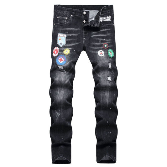 Dsquared2 Jeans Distressed Slim-fit Stretch Jeans NextBlock