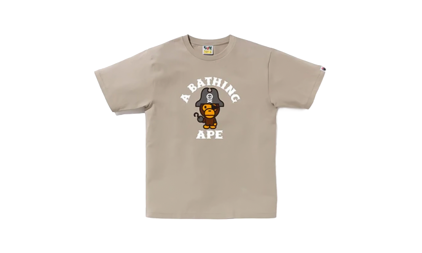 BAPE Pirate Nagano Tee Beige 4J20110006 Beige