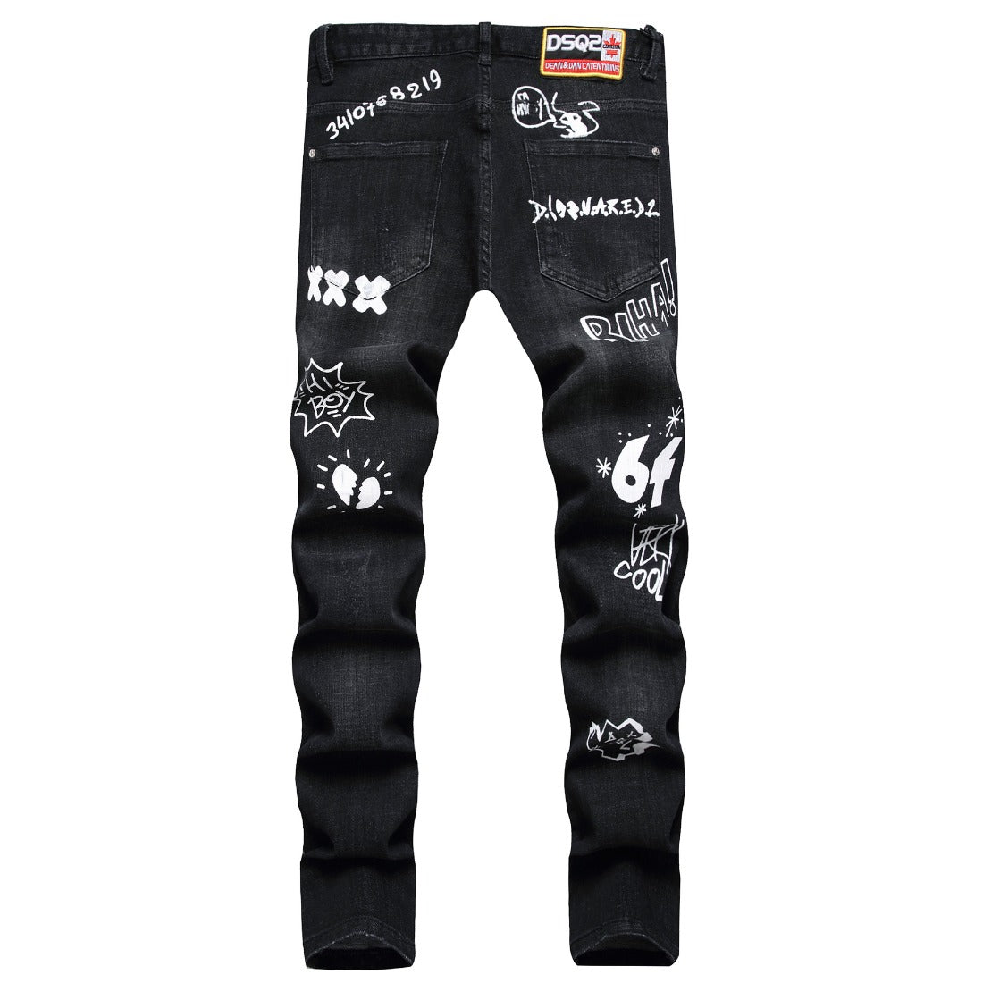 Dsquared2 Jeans Stretch Ripped Slim Fit Jeans NextBlock