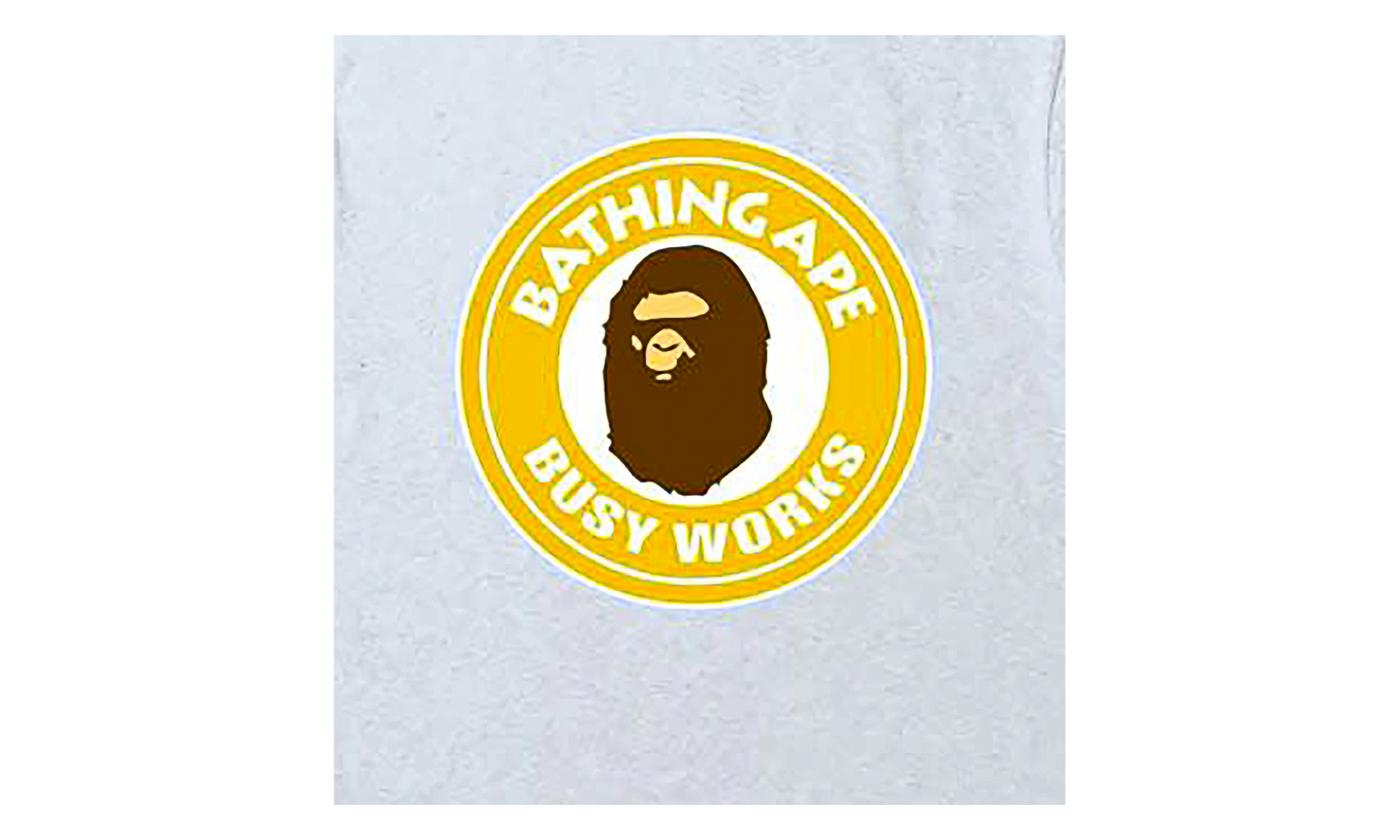 BAPE Colors Busy Works T-Shirt Grey BK0O66HQ