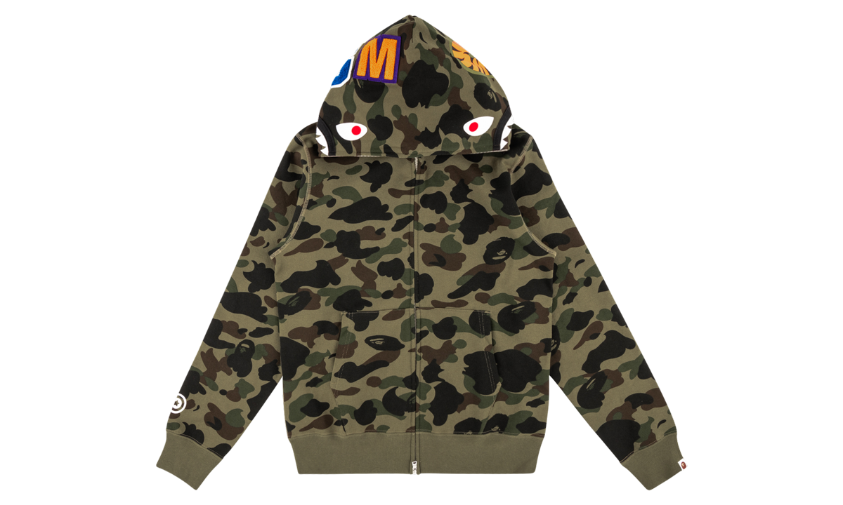 BAPE 1st Camo Shark Full Zip Hoodie