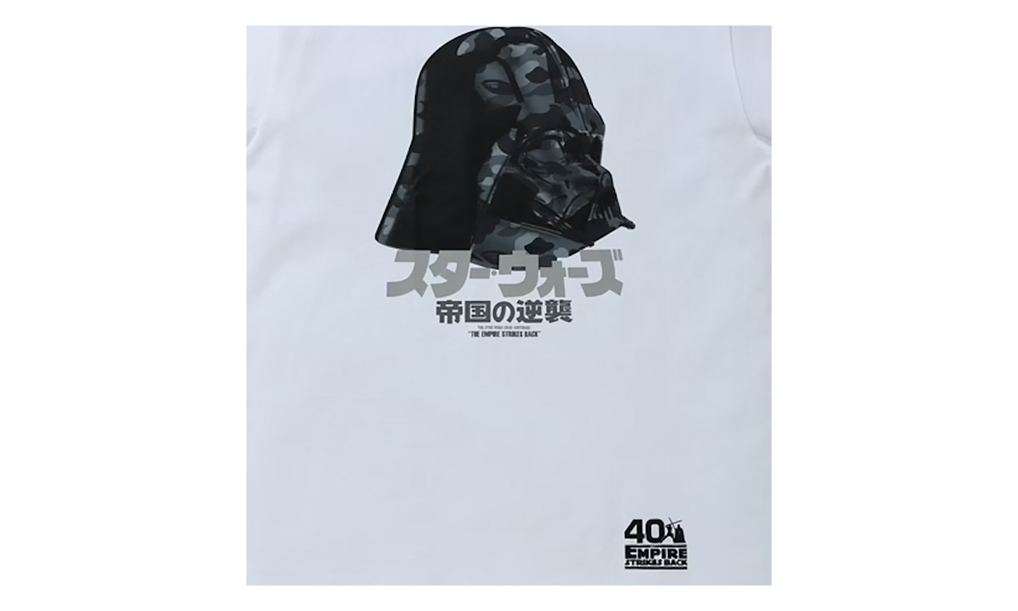BAPE STAR WARS DARTH VADER SHIRT White BAPE022