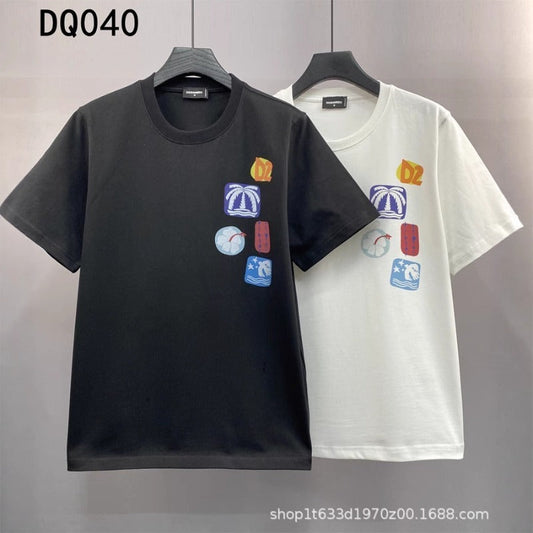 Dsquared2 T-Shirt D2 Color Printed Short Sleeves NextBlock
