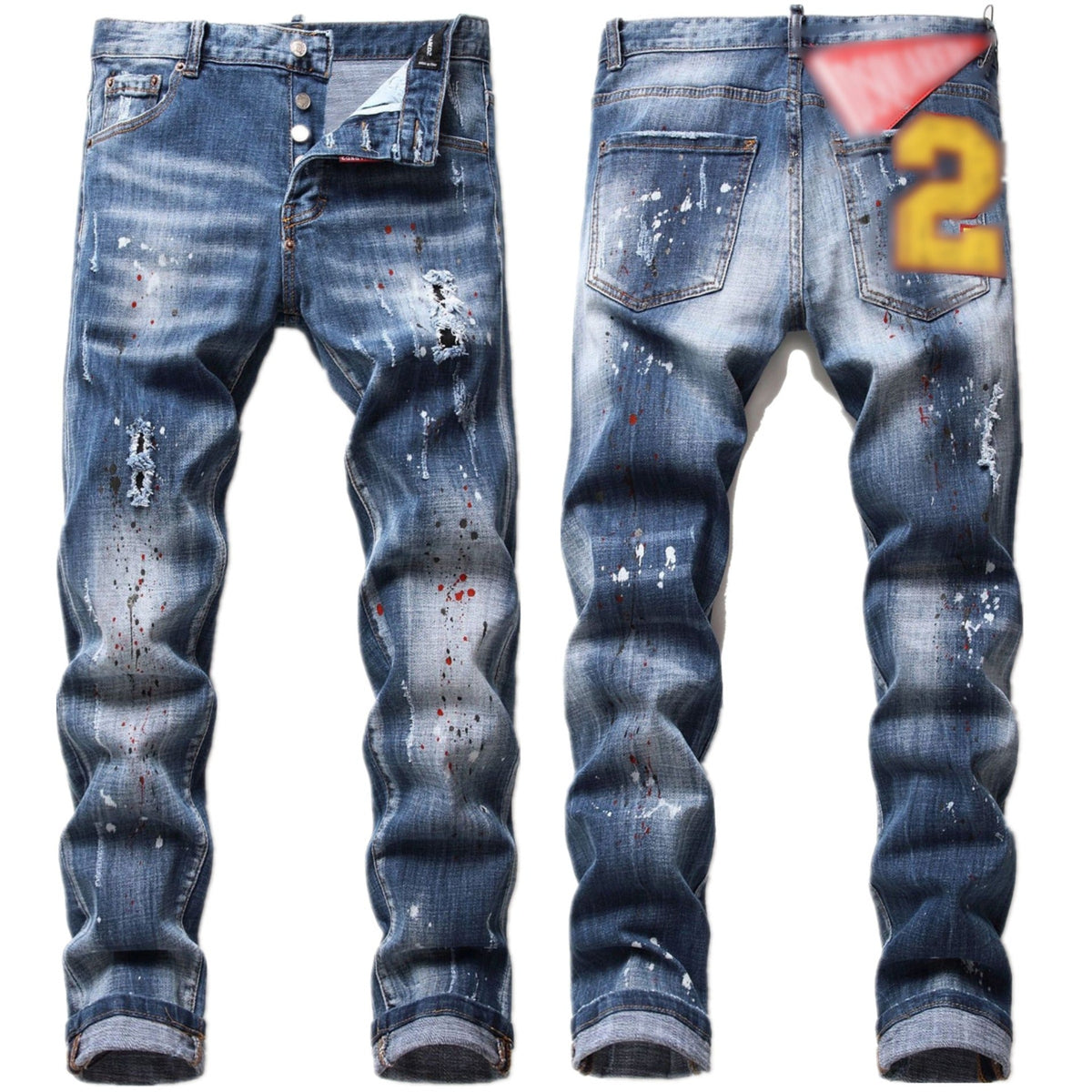 Dsquared2 Jeans Ripped Stretch Jeans NextBlock
