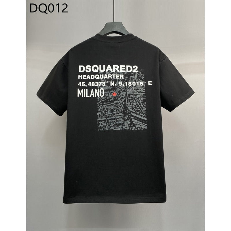 Dsquared2 T-Shirt Double-Sided Printed Trendy Brand NextBlock