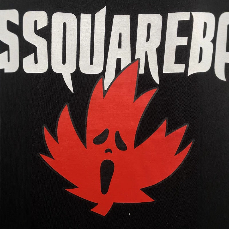 Dsquared2 Maple Leaf Monogram Print Trendy Short Sleeves NextBlock