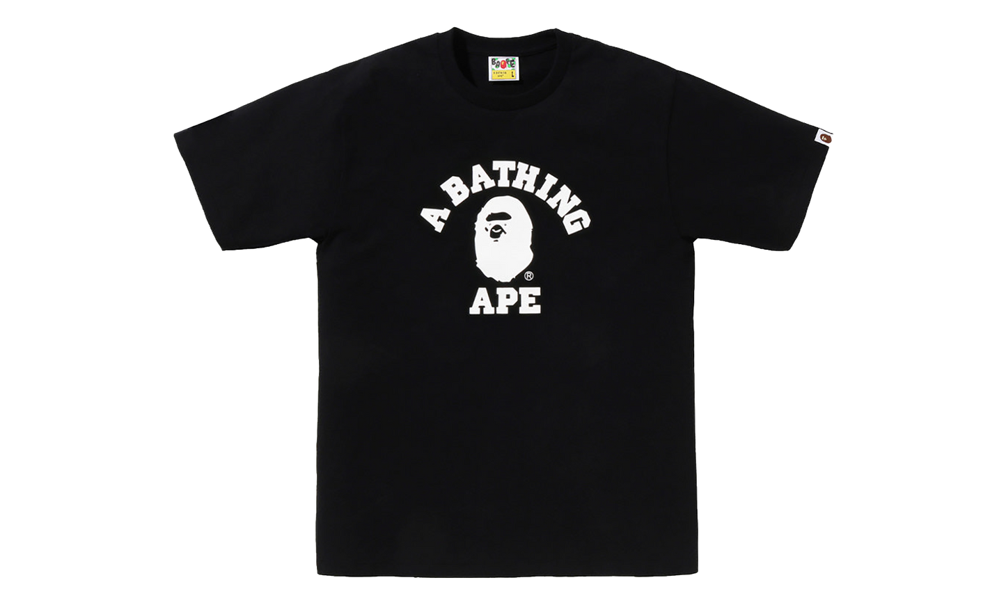 BAPE Crystal Stone Eye College Tee Black 0ZXTEM350101Q BKX