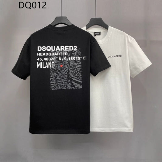 Dsquared2 T-Shirt Double-Sided Printed Trendy Brand NextBlock