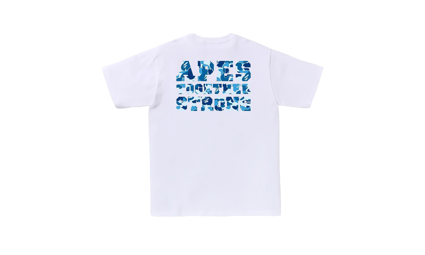 BAPE Color Camo College 'ATS' Tee White 241546M213167