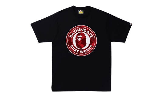 BAPE Color Camo Busy Works Tee (SS22) Black Double Red 1I30 110 013 BLACK RED