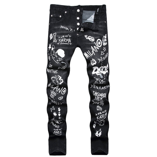 Dsquared2 Jeans Stretch Ripped Slim Fit Jeans NextBlock