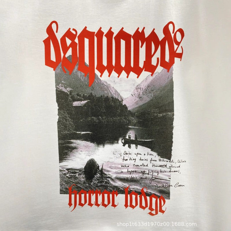 Dsquared2 T-Shirt Landscape Print NextBlock