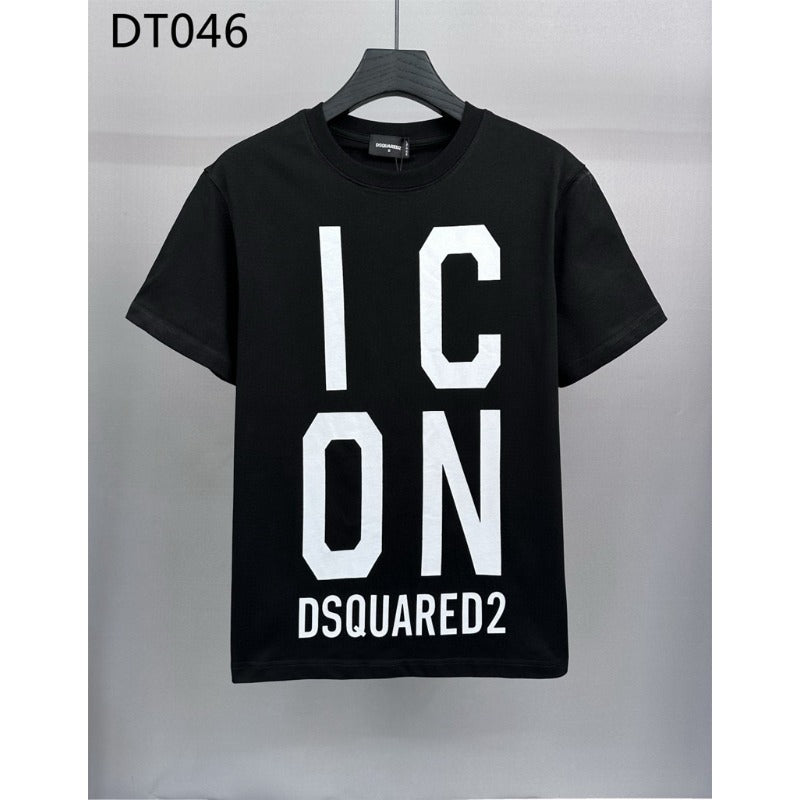 Dsquared2 T-Shirt Crew Neck Cotton Bottom Shirt NextBlock