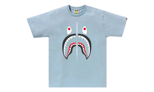 BAPE Shark Tee Sax Light Blue 001TEK301003M SAX