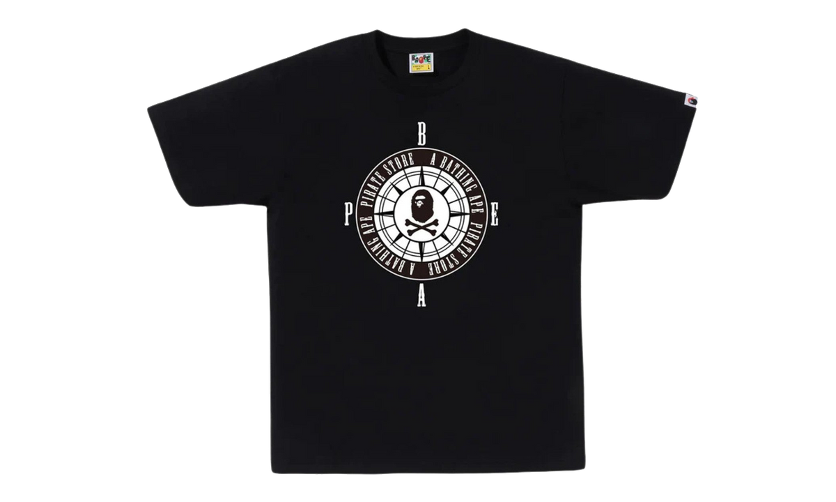 BAPE Pirate Store Compass Tee Black 4J20110007 BLACK