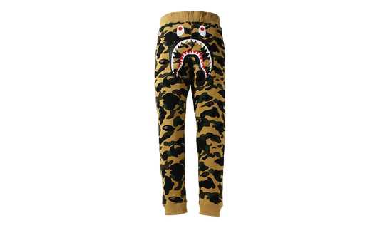 BAPE 1st Camo Shark Slim Fit Sweatpants Yellow 1H80 152 012 YELLOW