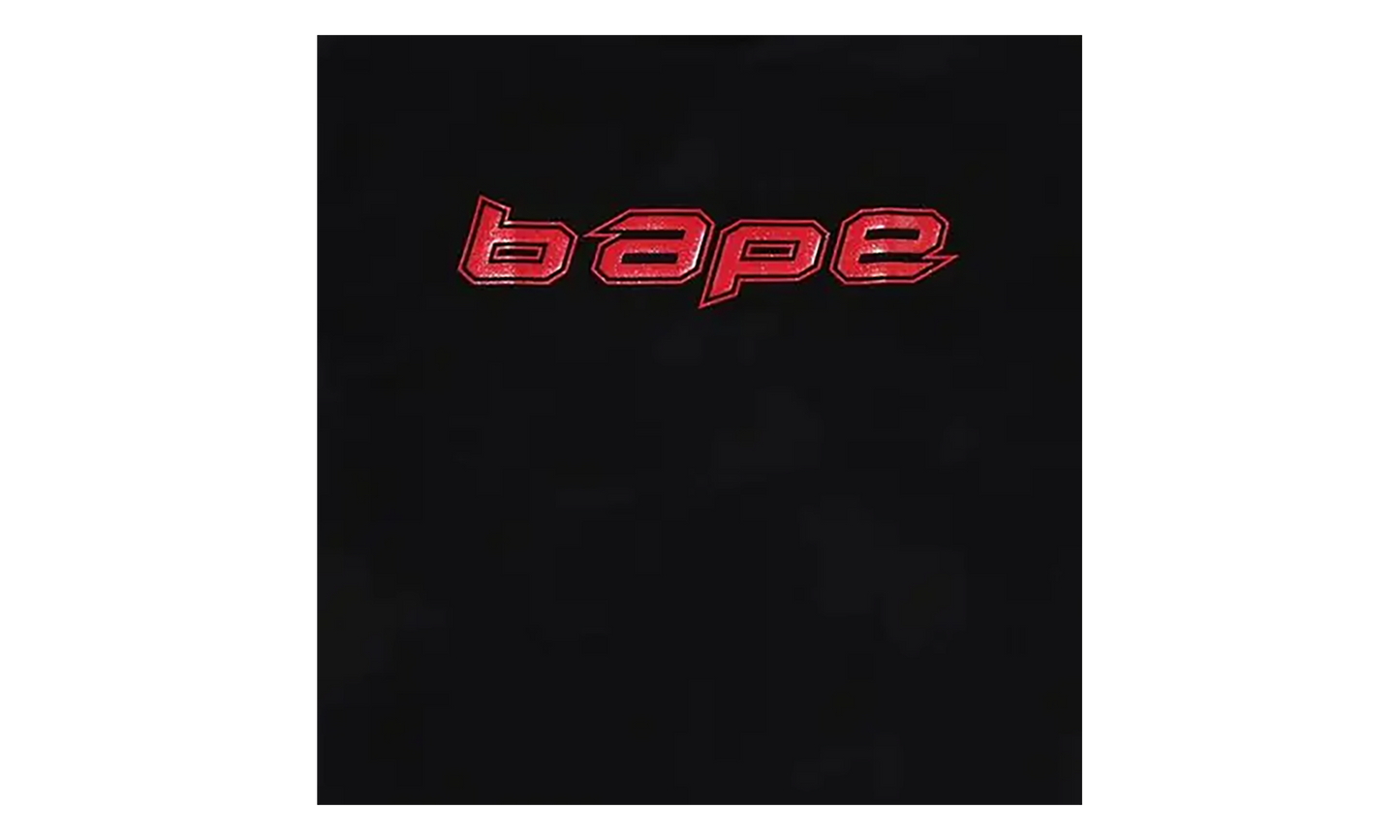 BAPE Silicon Logo Tee Black 1K30 110 036 BLACK