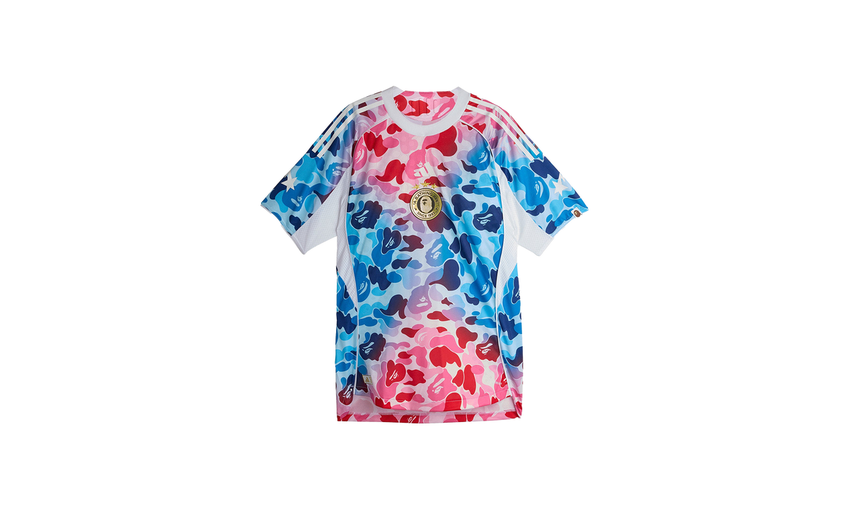 BAPE x adidas Football Graphic Slim Jersey T-shirt KA0040