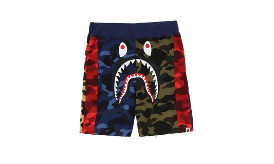 BAPE Mix Camo Crazy Sweat Shorts Multi-Color MULTI 001SPJ301015MMUL