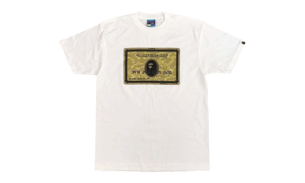 BAPE NIGO GOLD CARD SHIRT White BAPE035