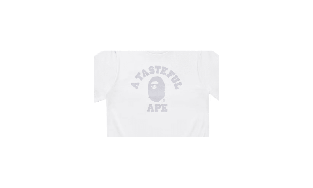 BAPE College SS Tee JJJJound - White TVQIA3NF