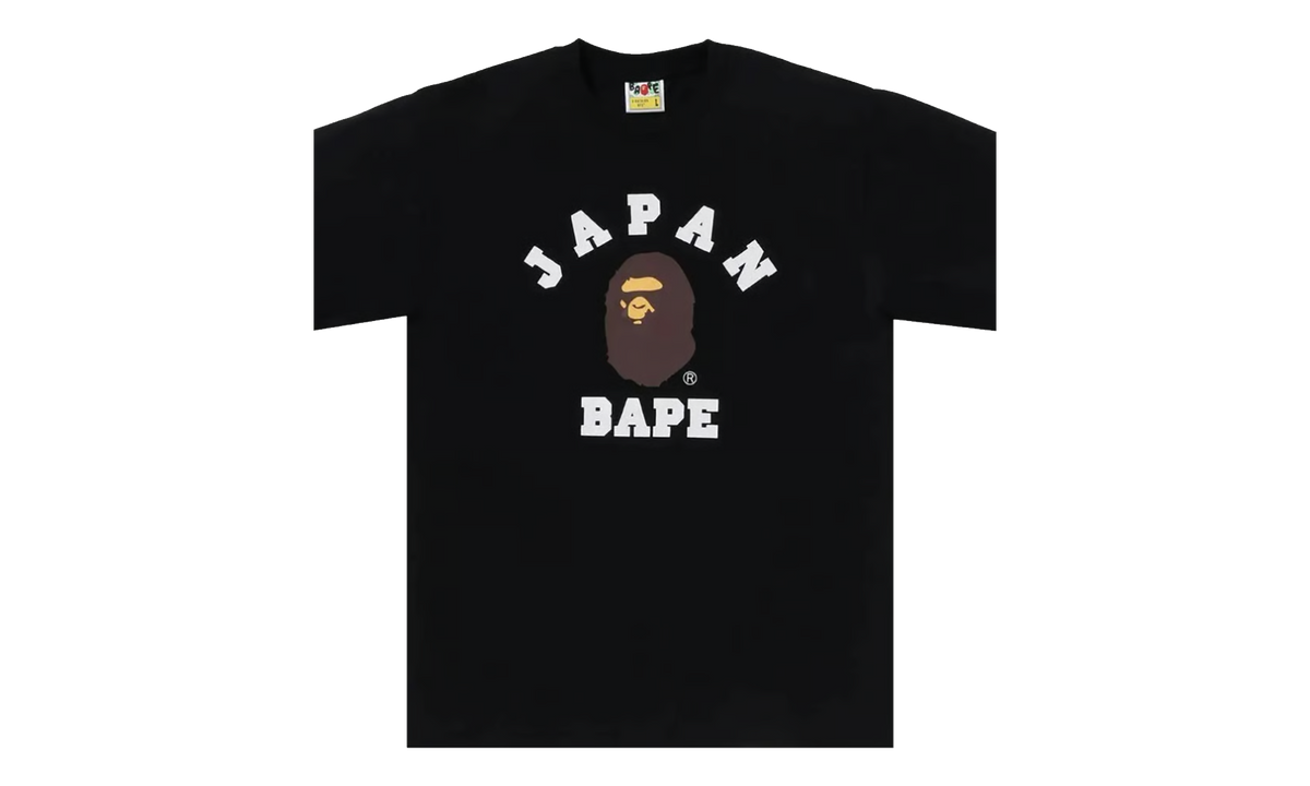 BAPE Japan College City Tee Black 1J22 110 013 BLAC