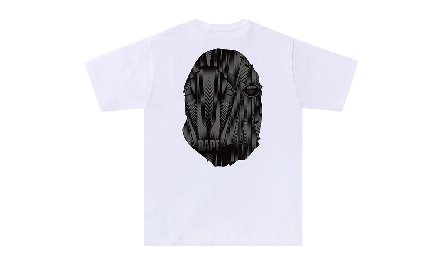 BAPE Speed Racer Big Ape Head Tee White Black 1J30 110 036