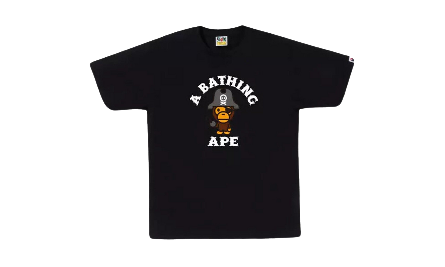 BAPE Milo Pirate Tee BLACK 4J70110003