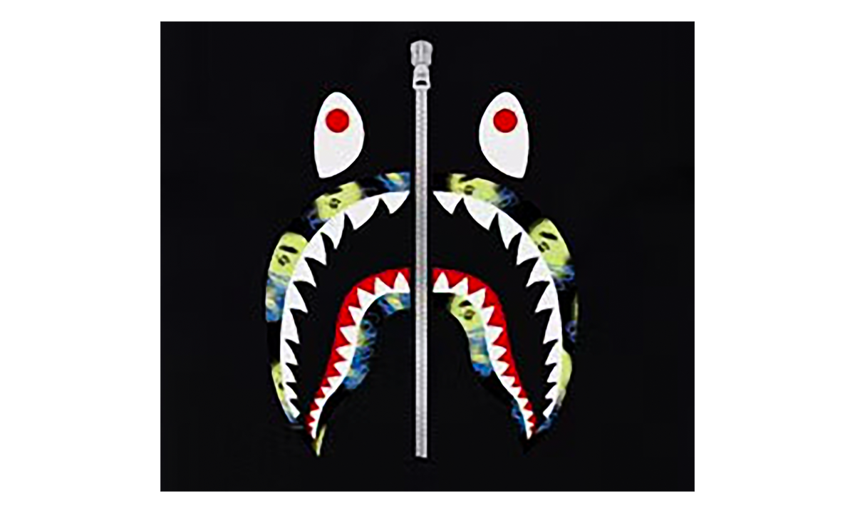 BAPE Storm Shark Tee Black / Black BAPE006