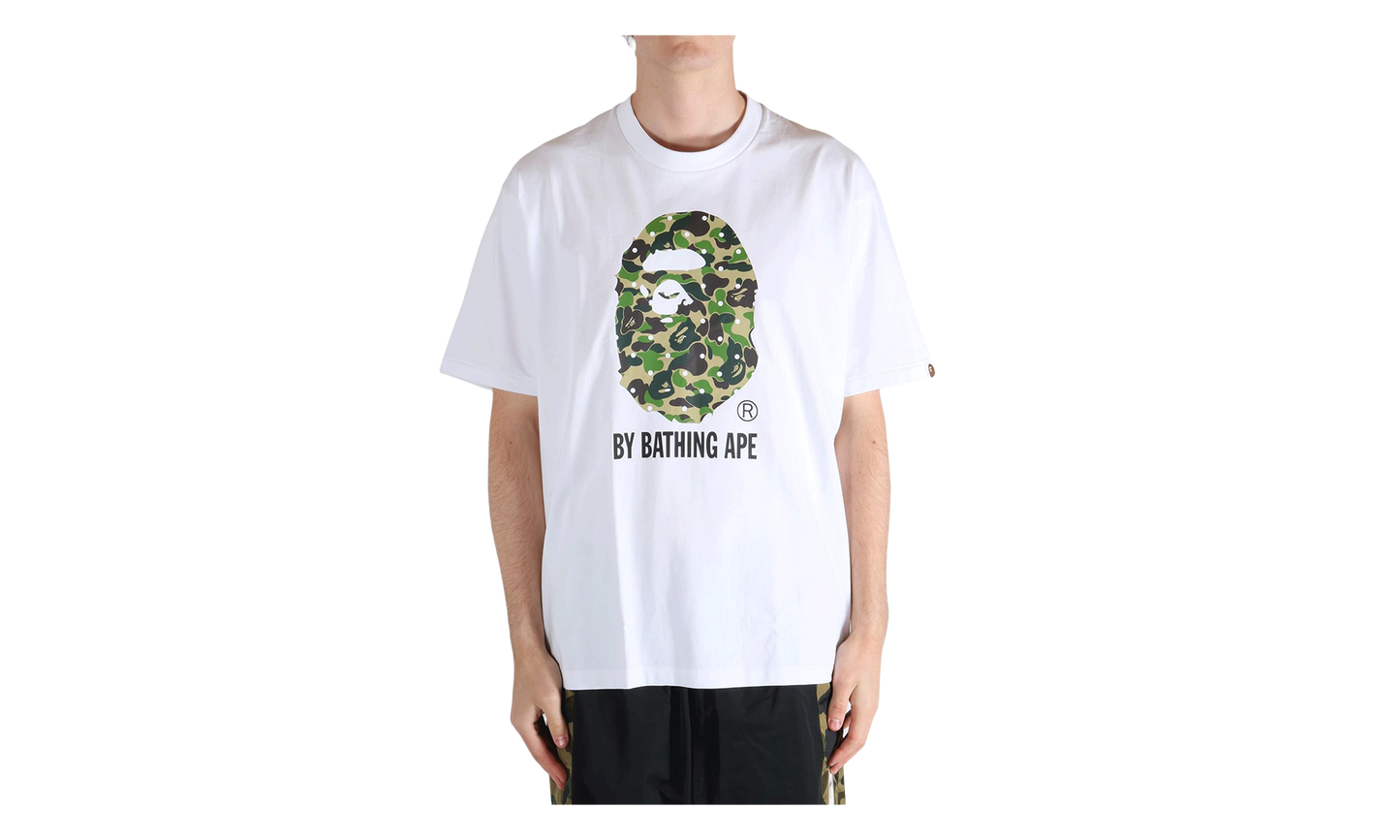 BAPE ABC Dot Camo By Bathing Ape Relaxed Fit Tee White 1L80110313 WHT
