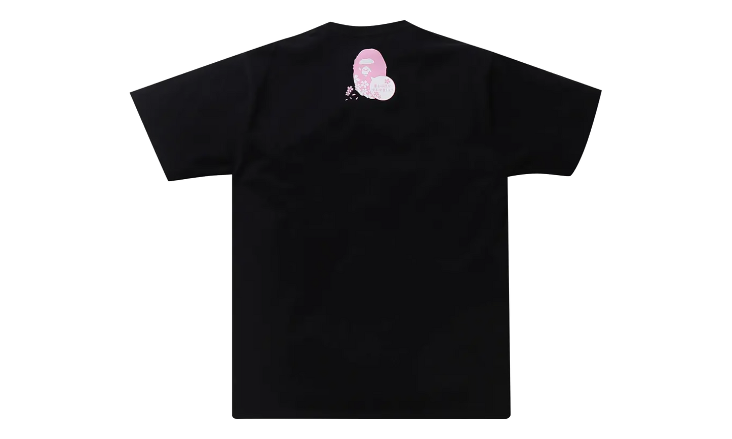 BAPE Sakura Tee Black 1K22 110 036 BLACK
