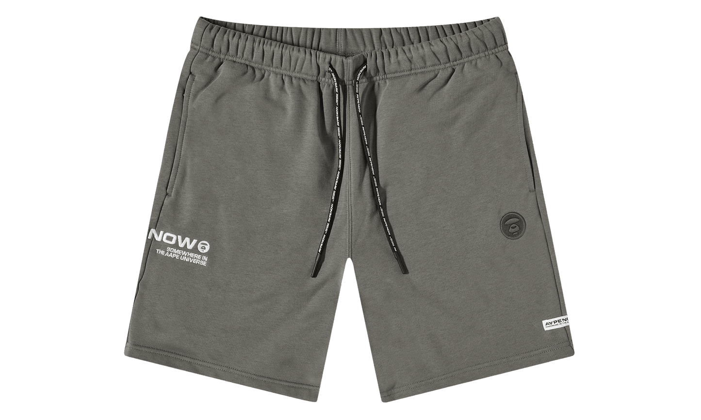 BAPE AAPE Embroidered Sweat Shorts Cool Grey 897FF6A8